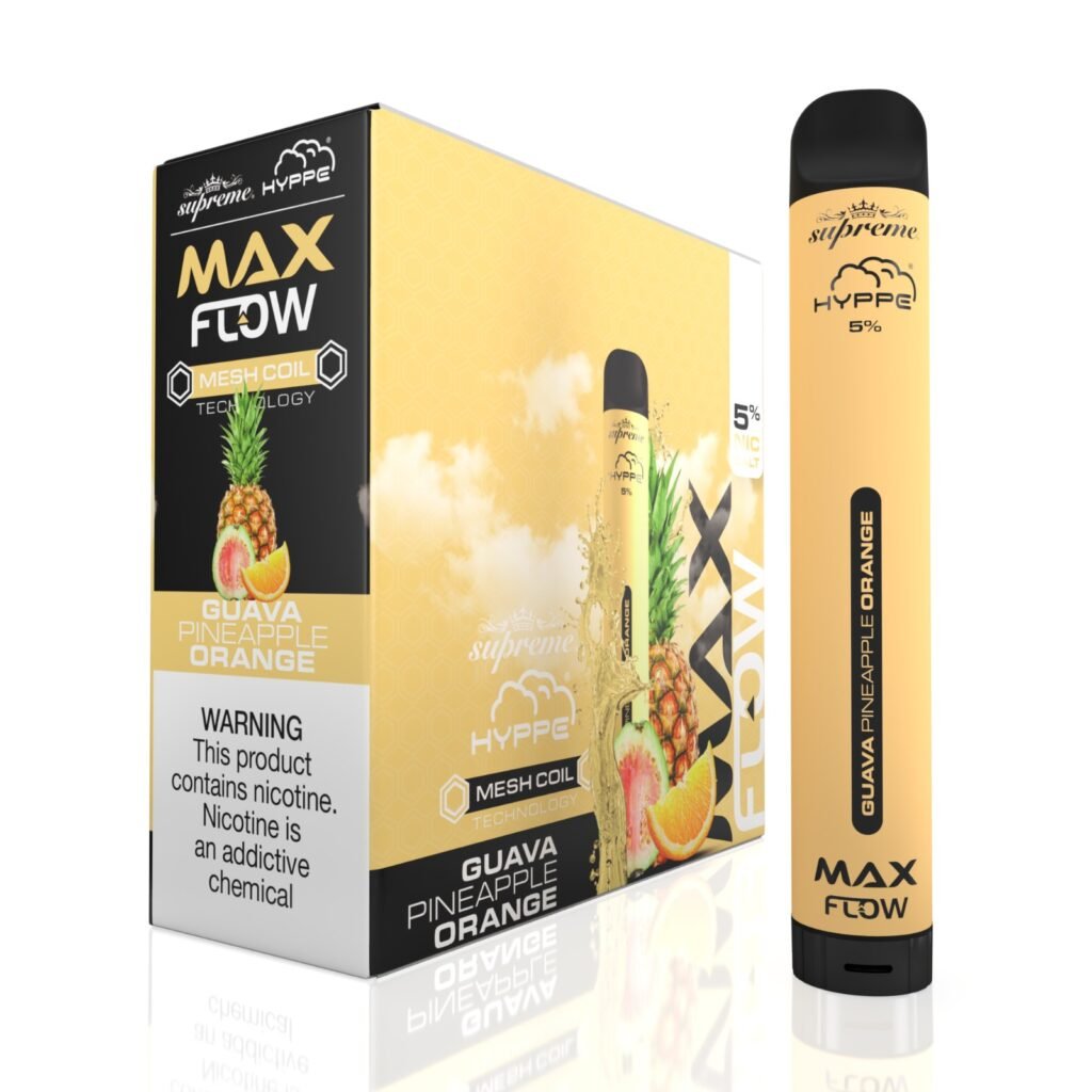 Hyppe-Max-Flow-Guava-Pineapple-Orange Hyppe Max Flow Guava Pineapple Orange Disposable Vape