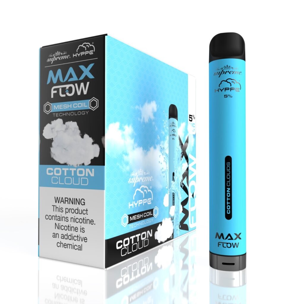hyppe-max-flow-cotton-cloud-1 Hyppe Max Flow Cotton Cloud Disposable Vape